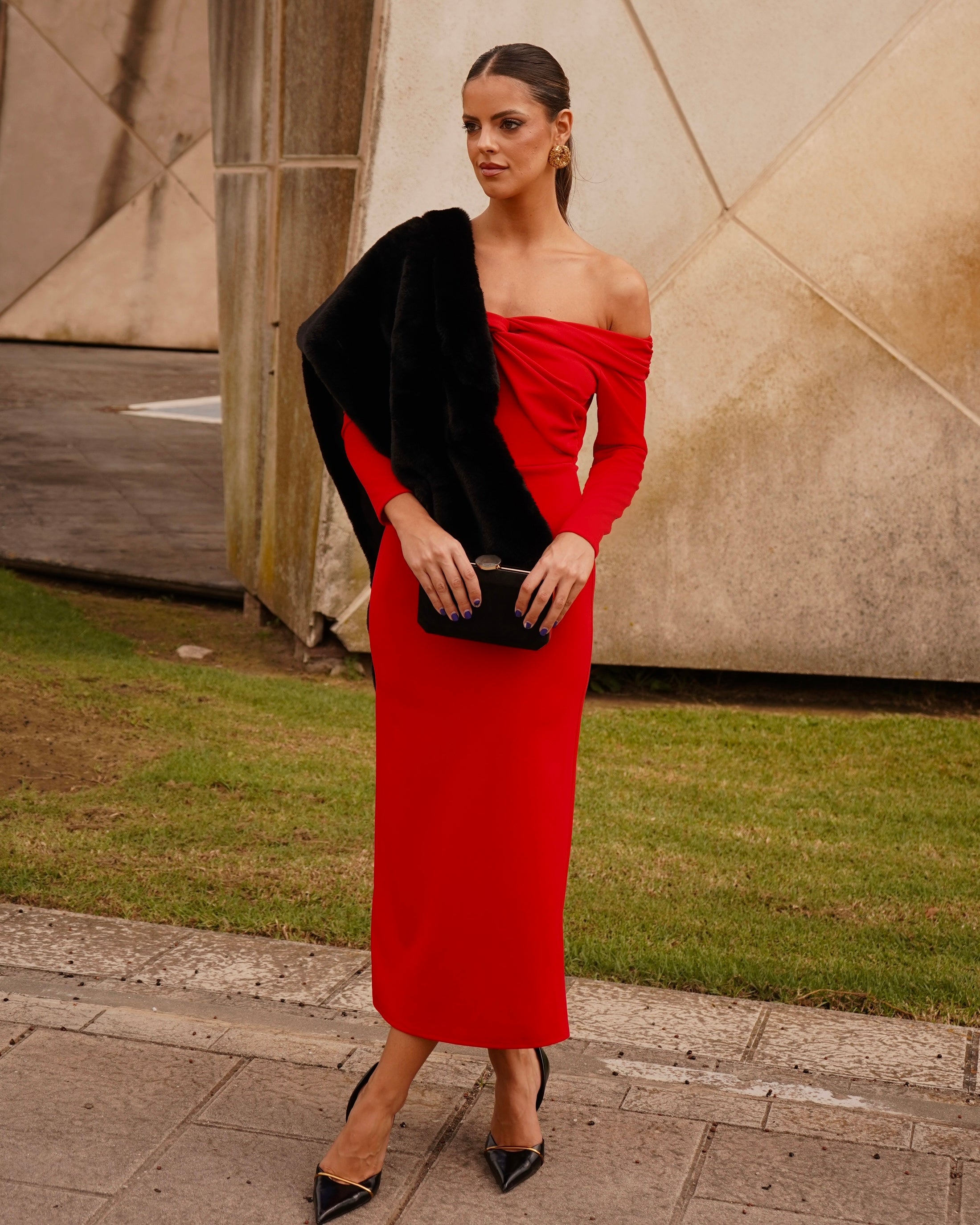 Vestido Leire rojo