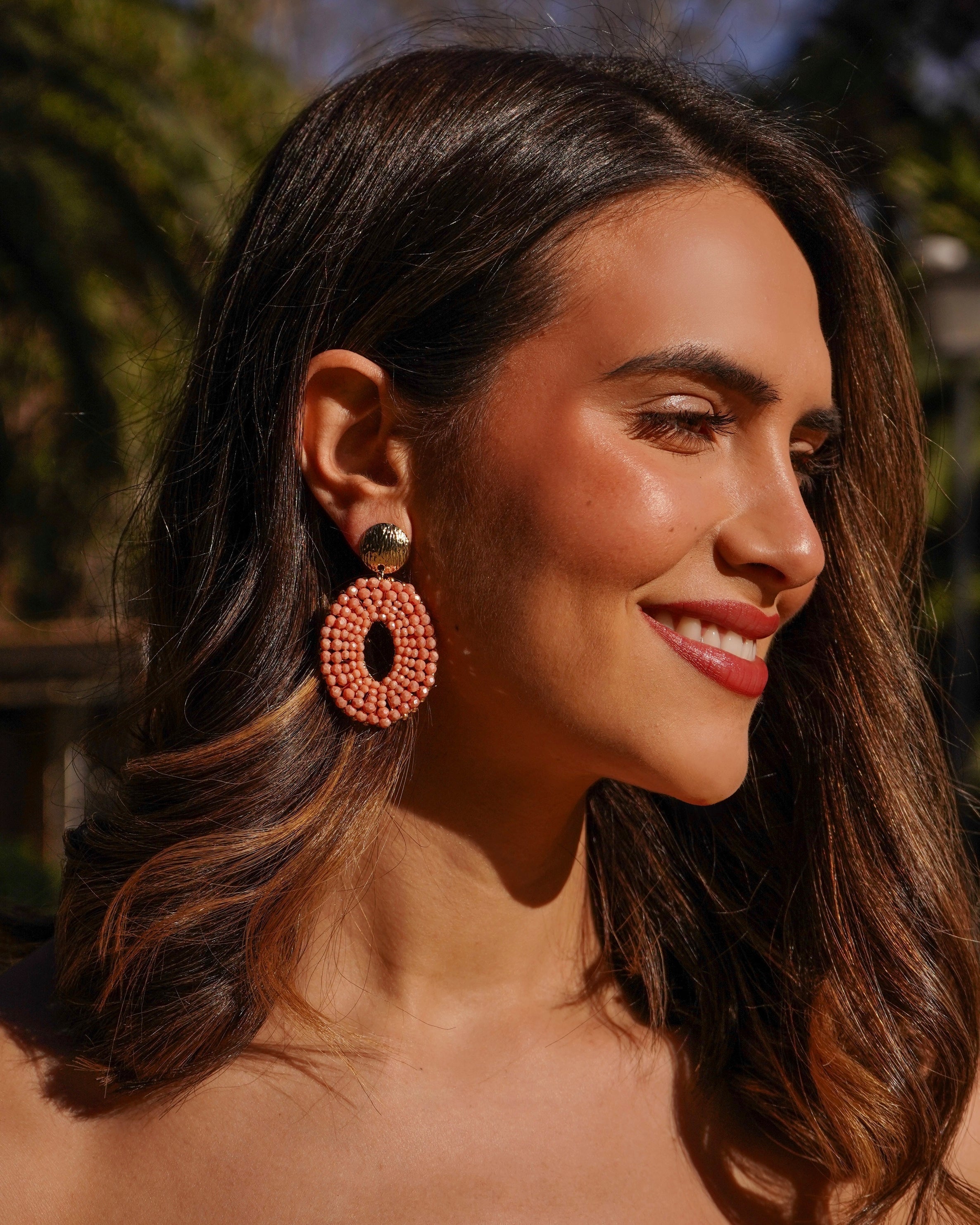 Pendientes Gala coral