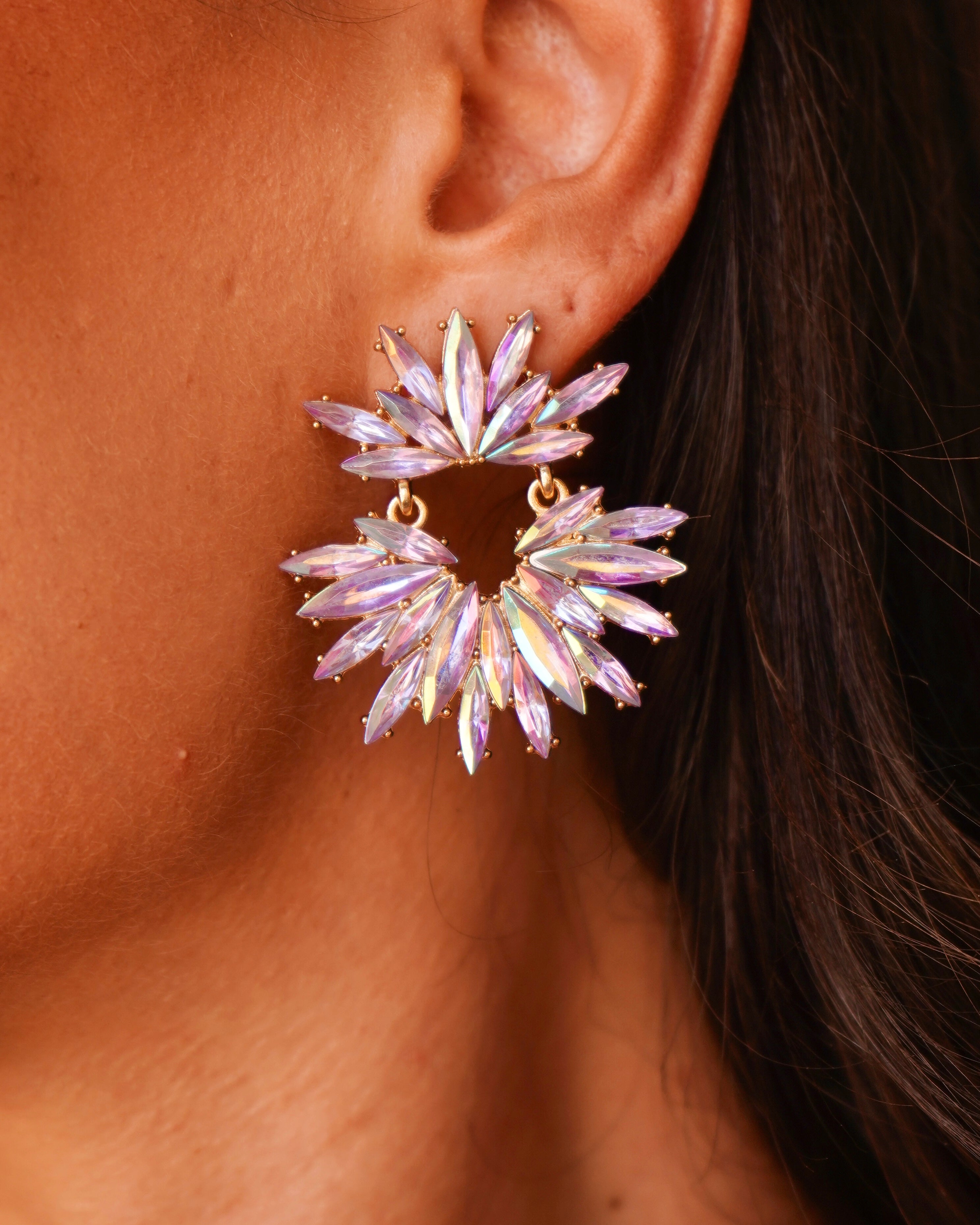 Pendientes Ares Malva