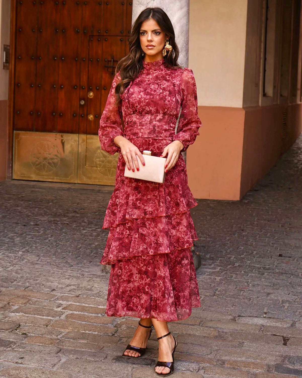 Vestido Rebeca teja