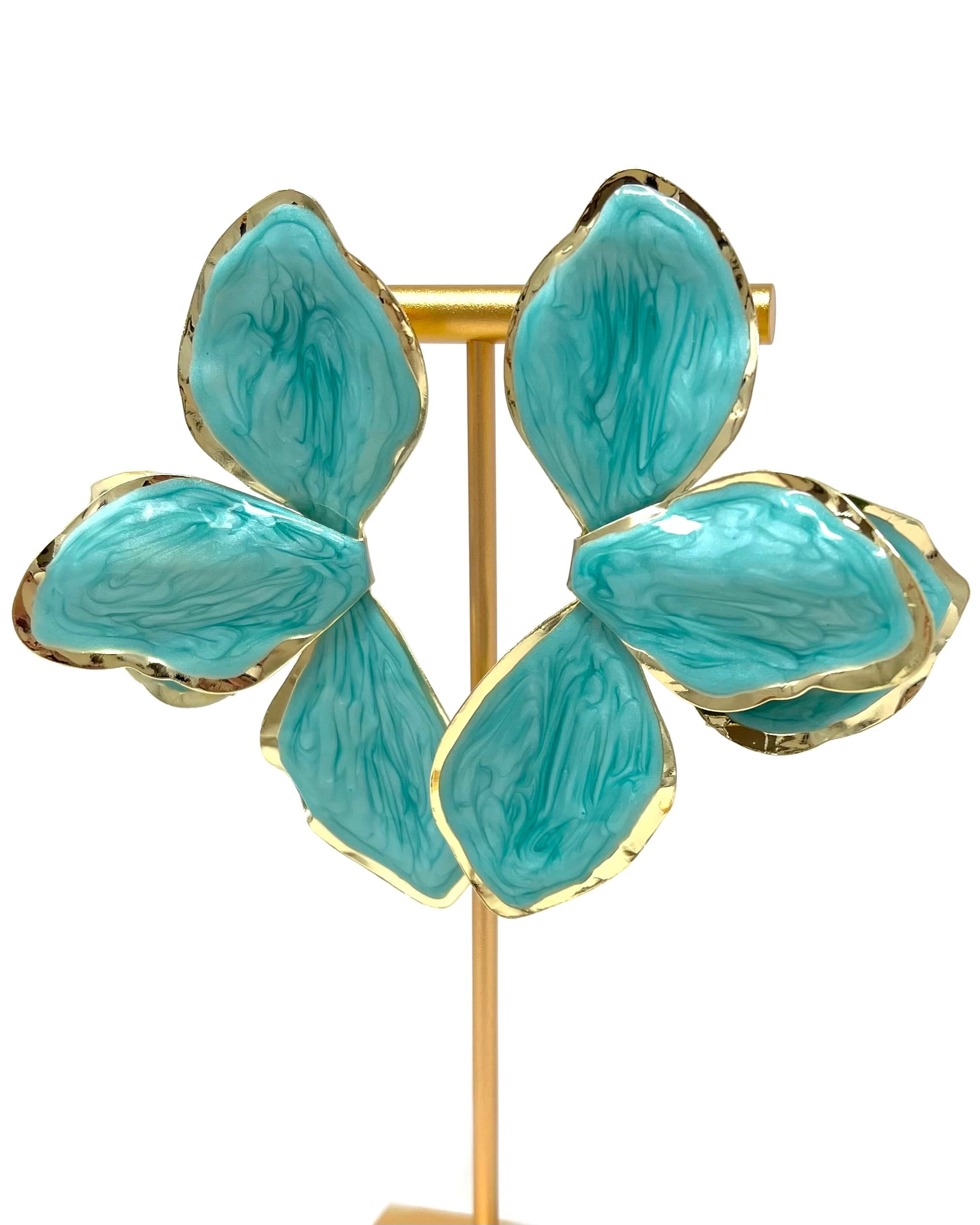 Pendientes Aguamarina