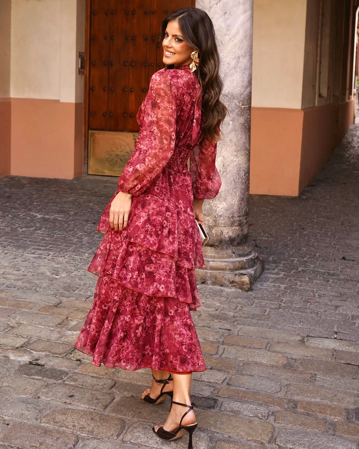 Vestido Rebeca teja