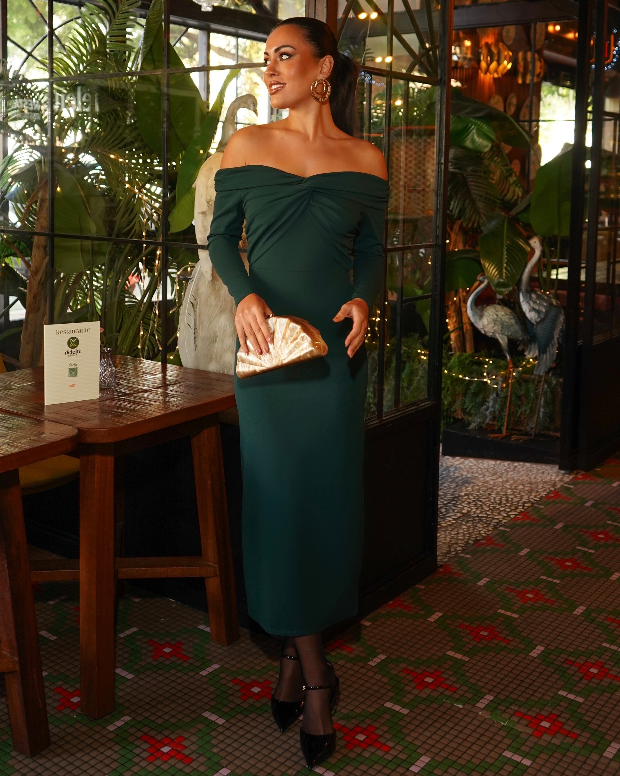 Vestido Leire verde