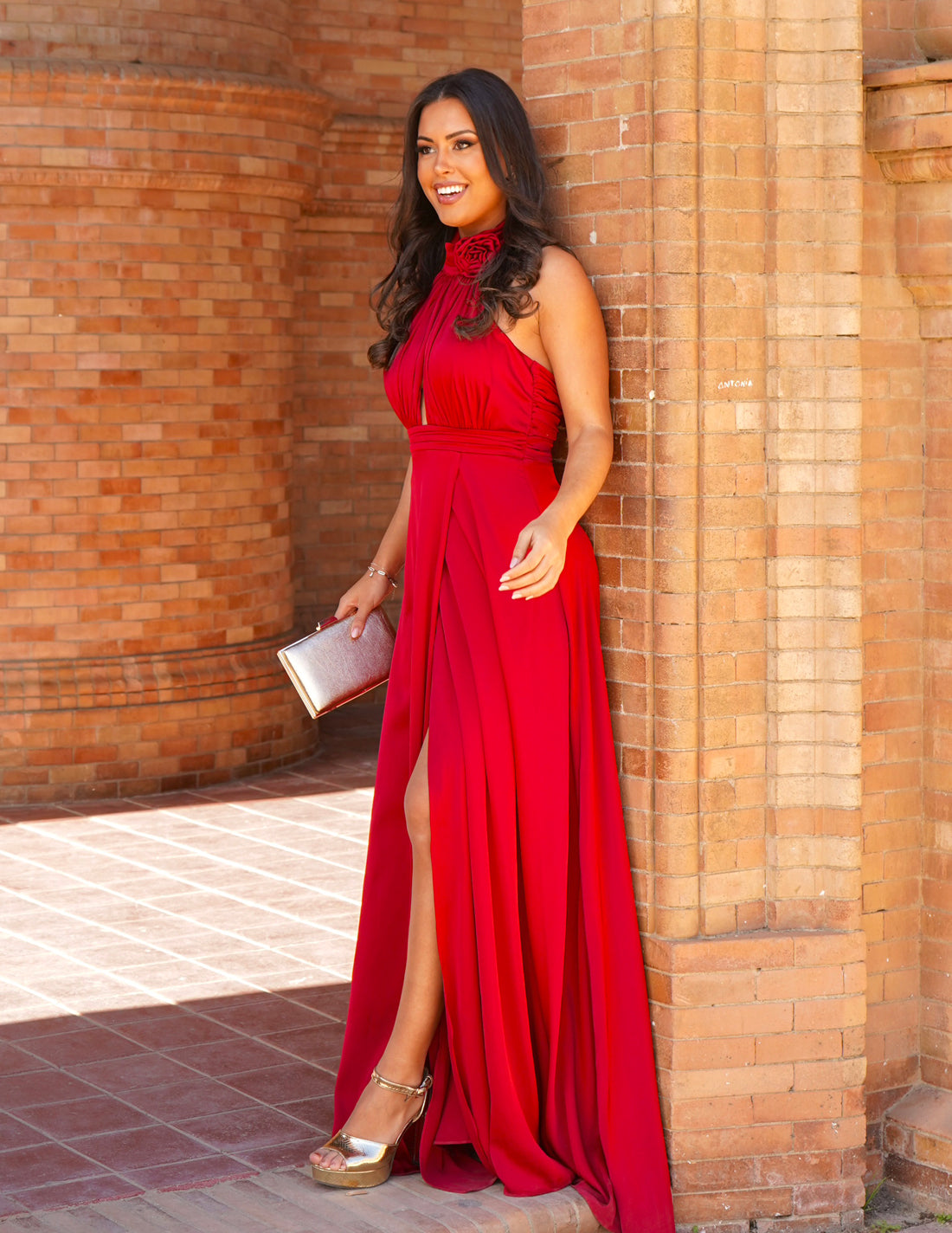 Vestido Galia Rojo