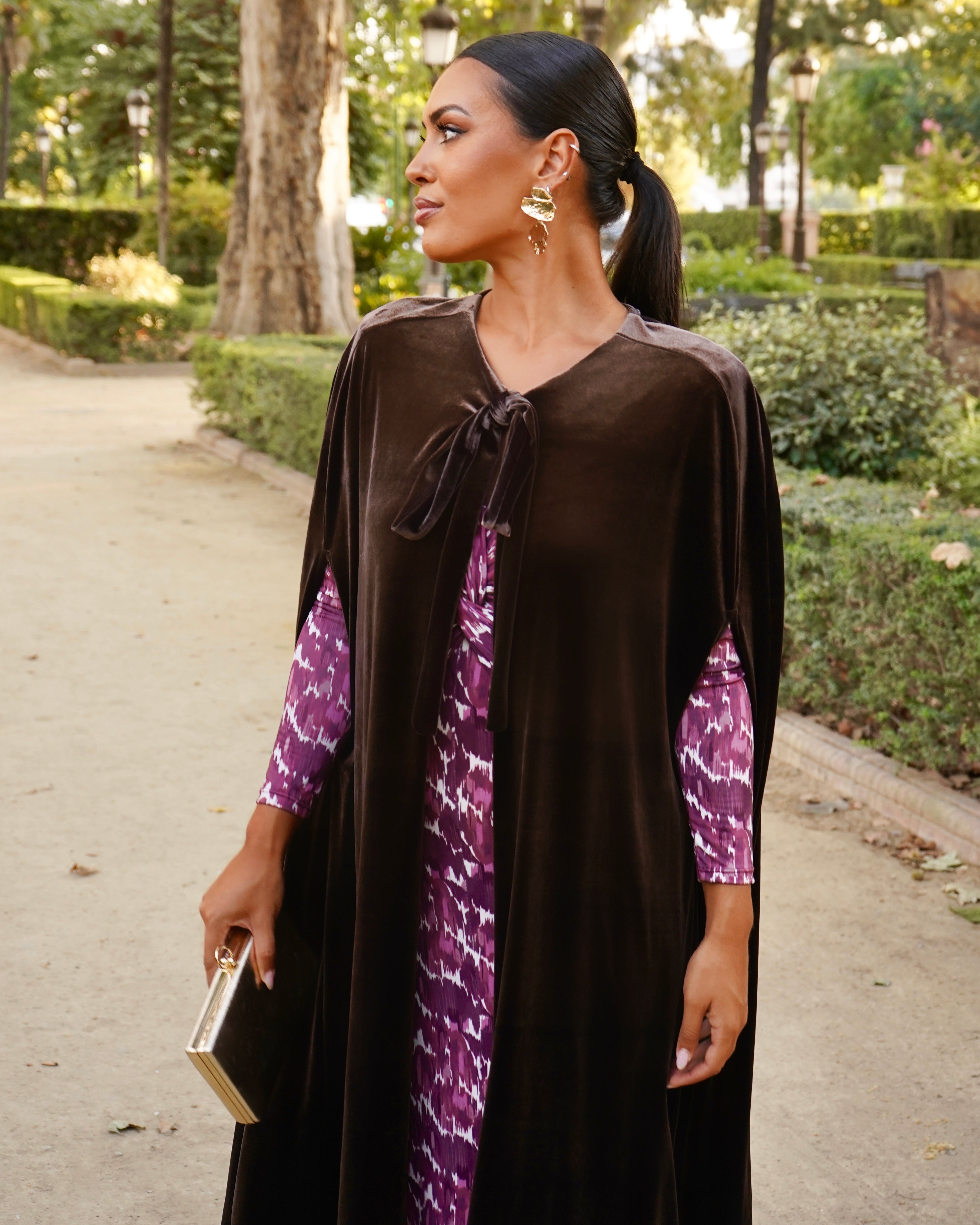 Capa larga Terciopelo