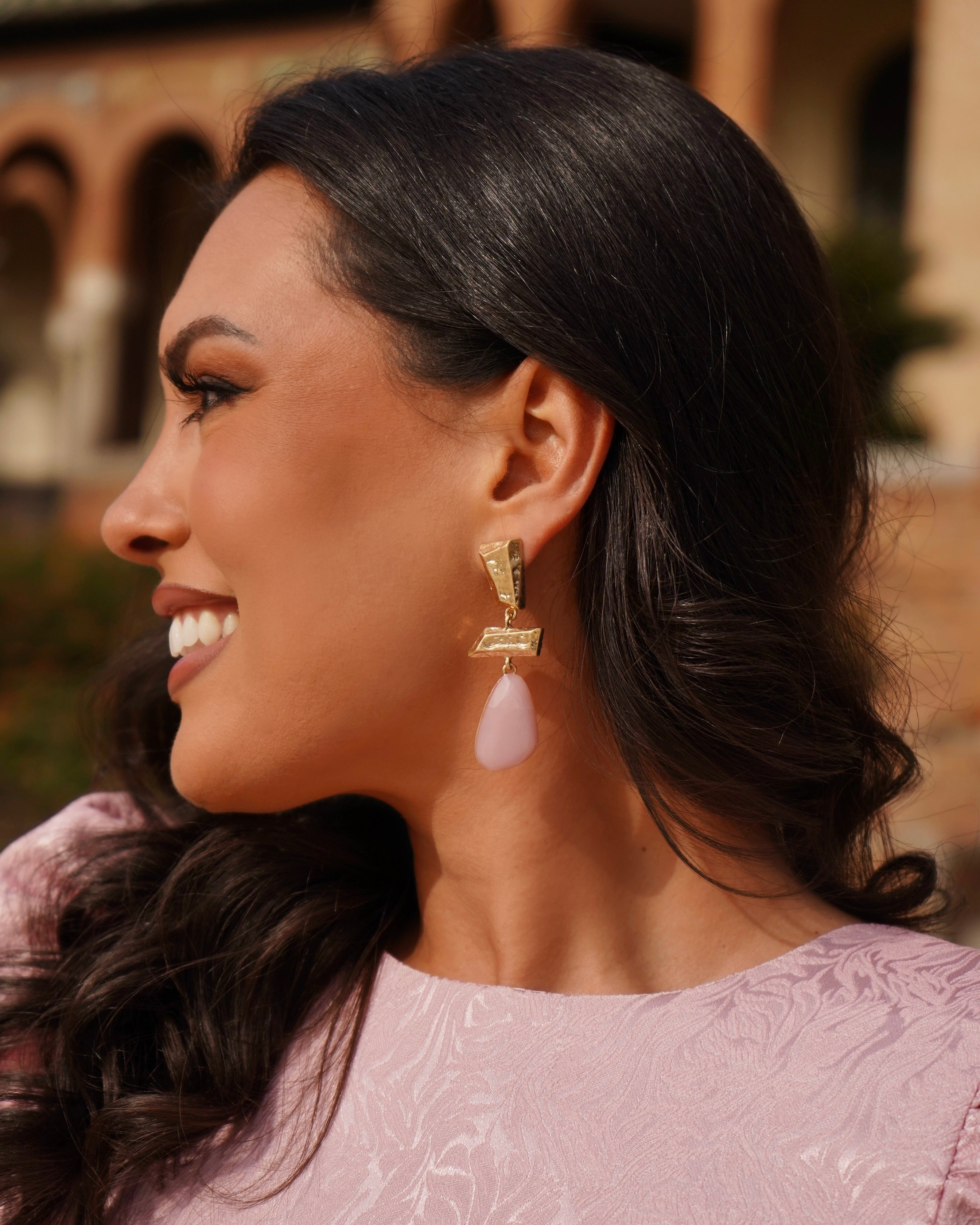 Pendientes Charlotte rosas