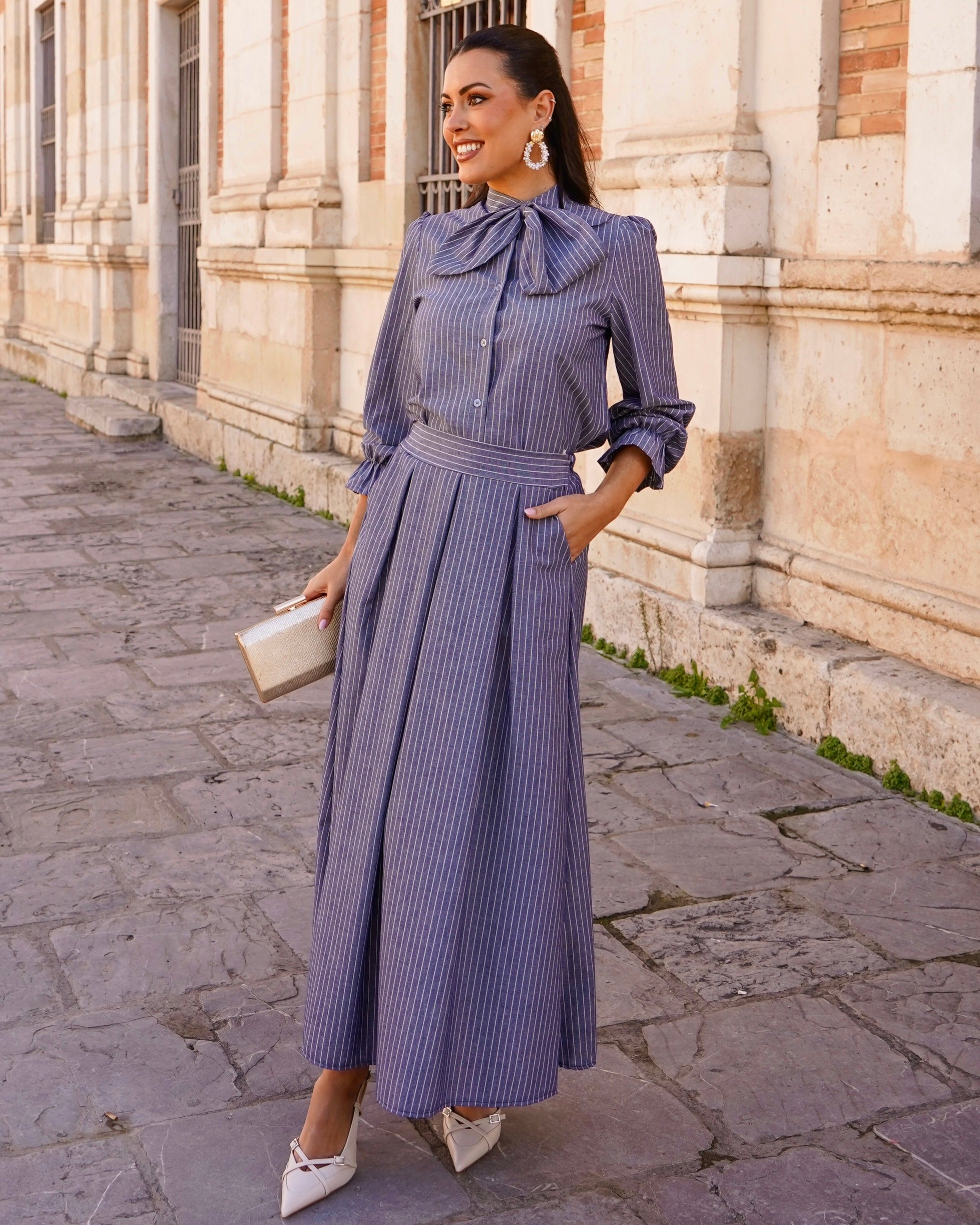 Conjunto Berta azul