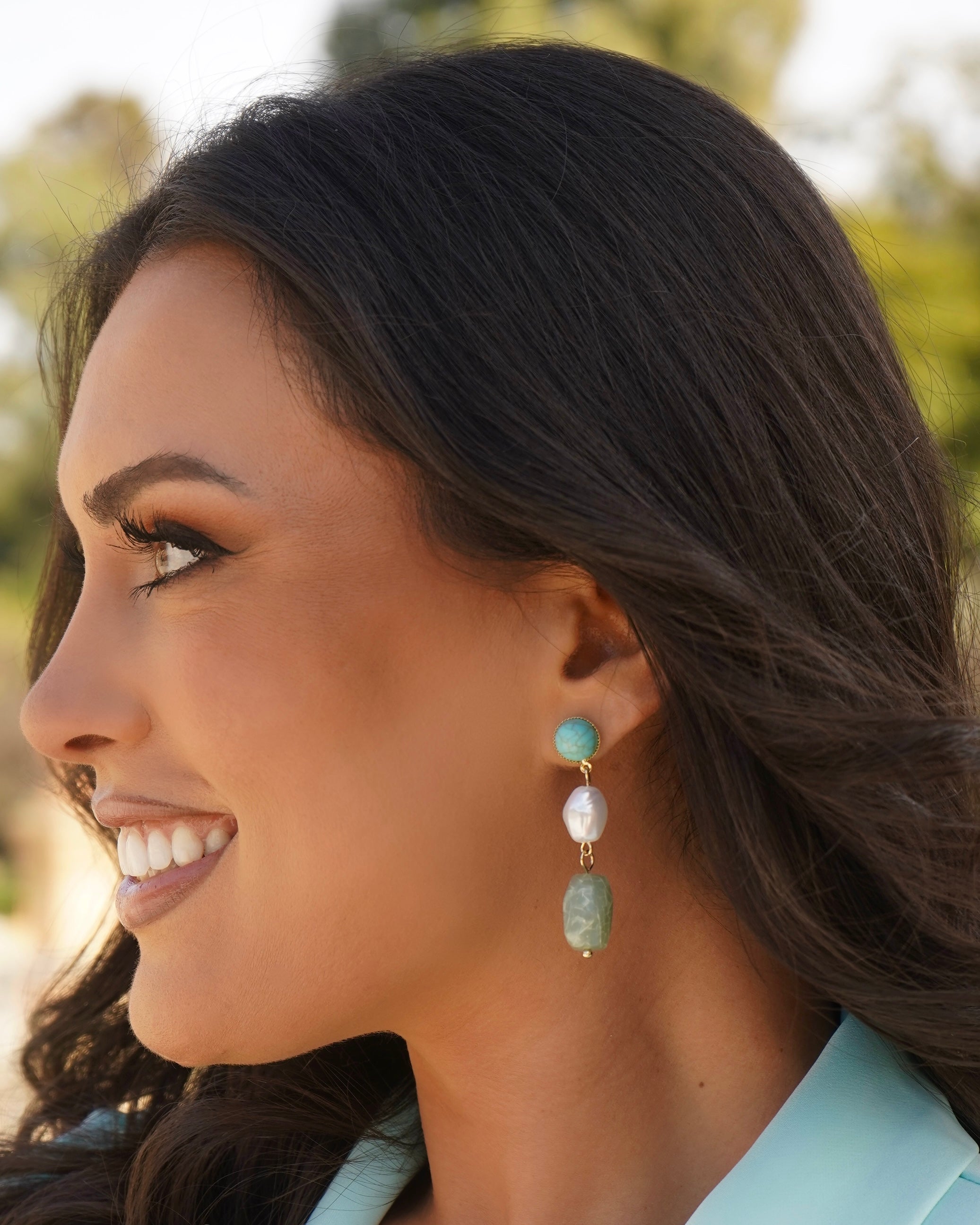Pendientes Damasco