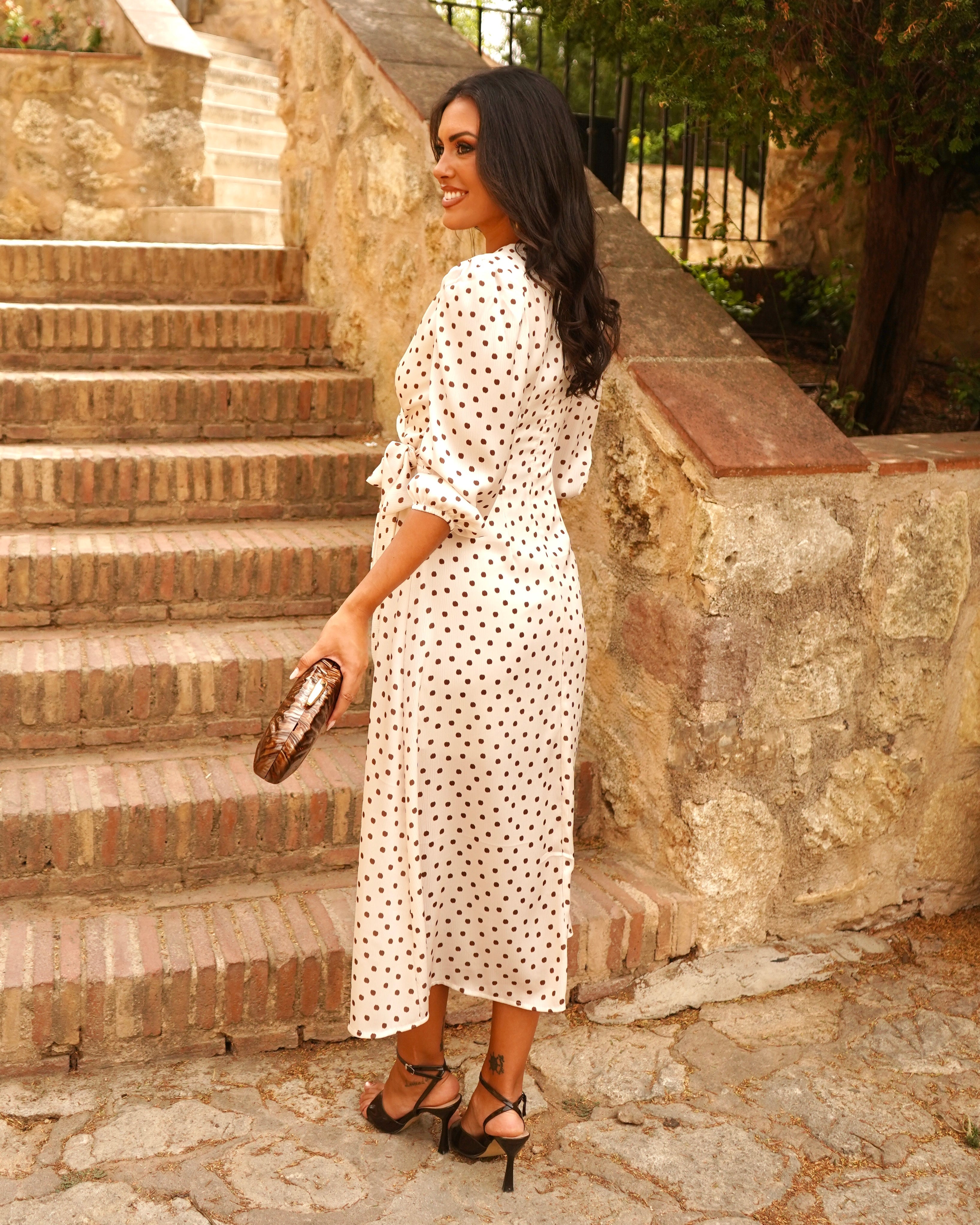 Vestido Emma Beige