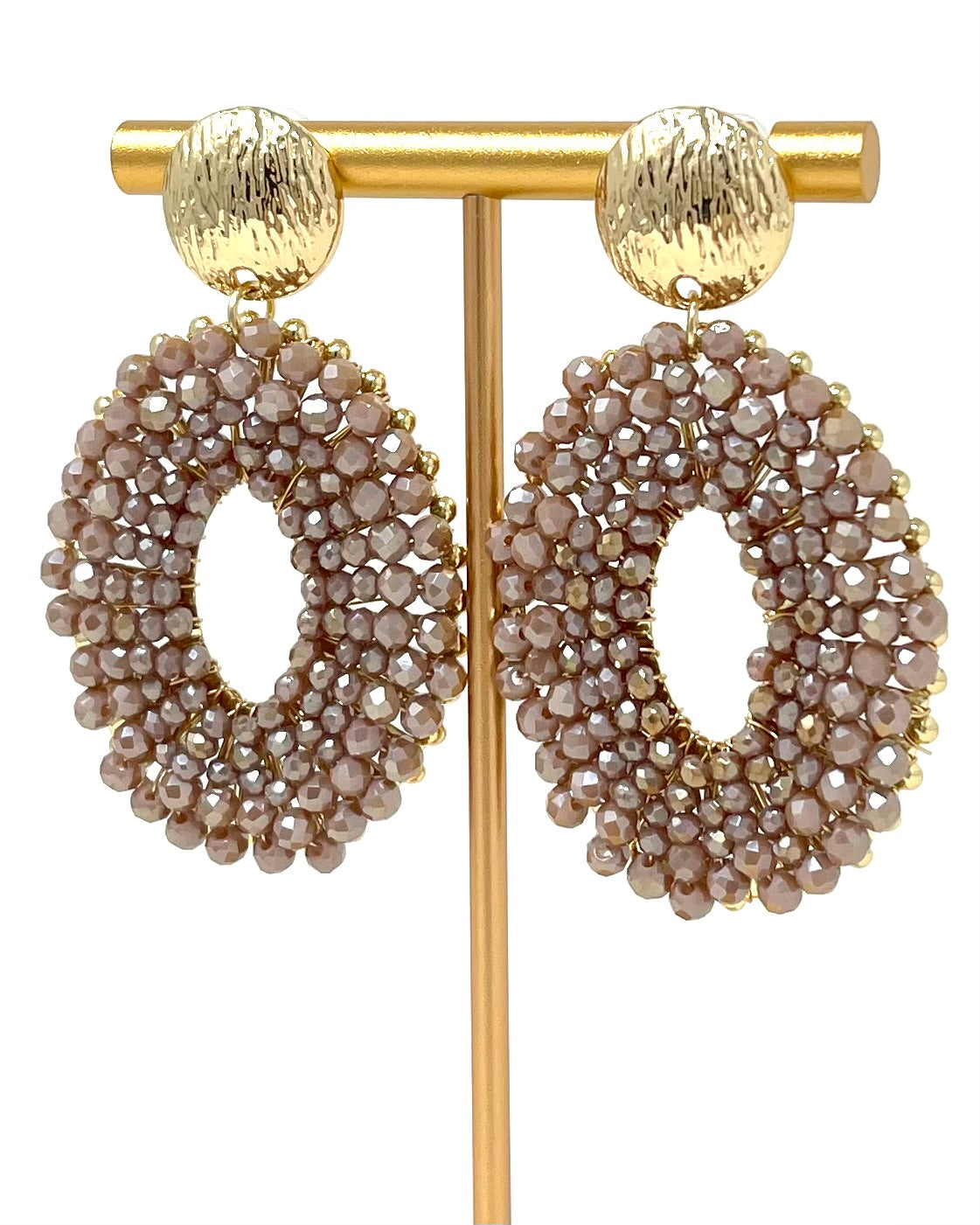 Pendientes Gala marrón
