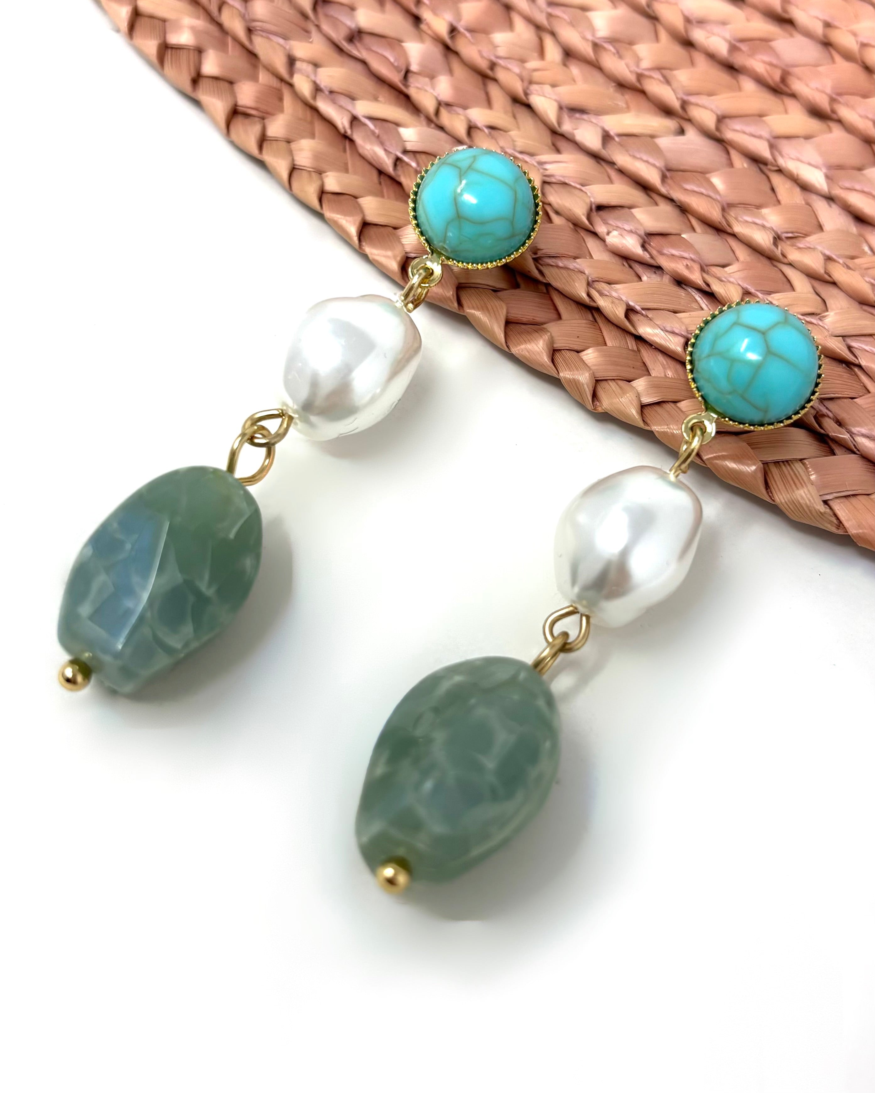 Pendientes Damasco