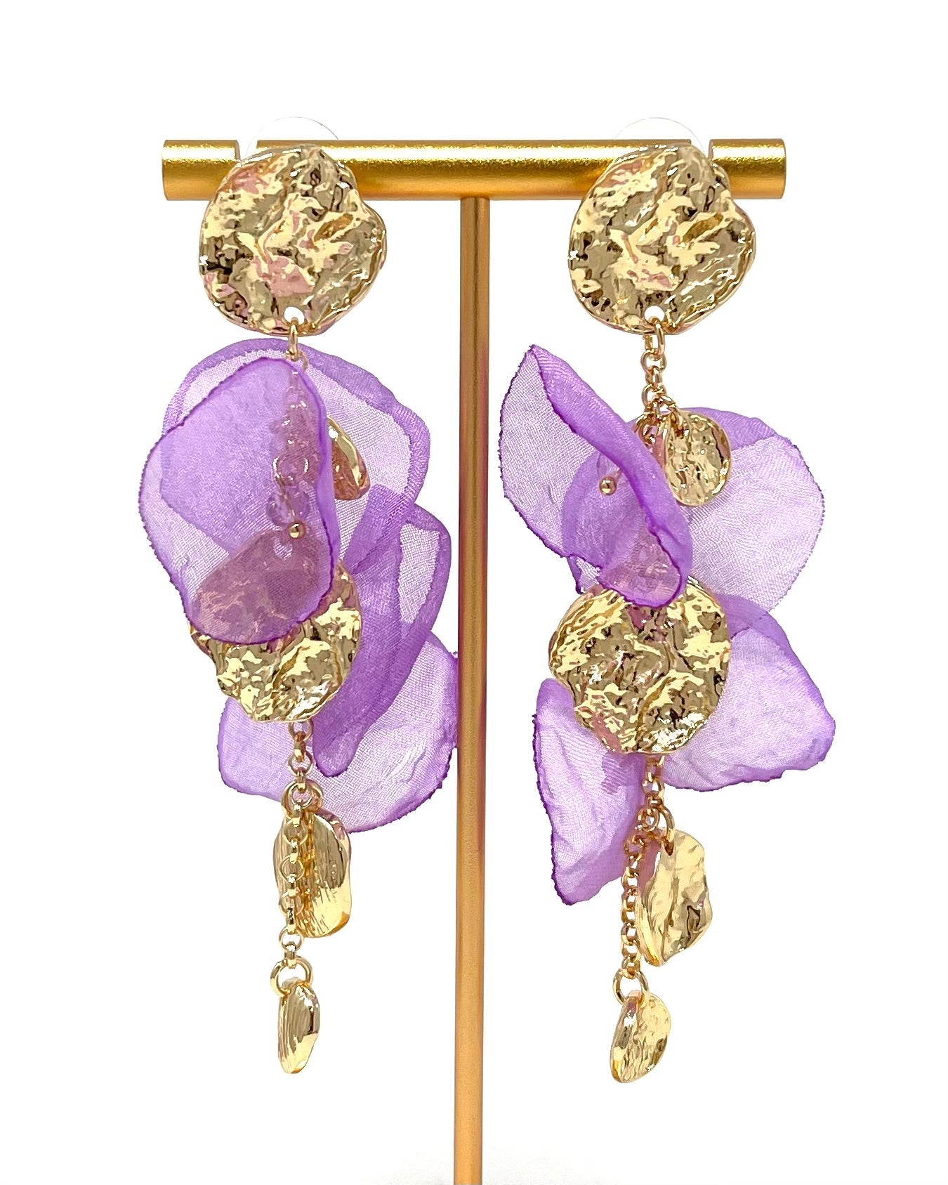 Pendientes Hiba lavanda