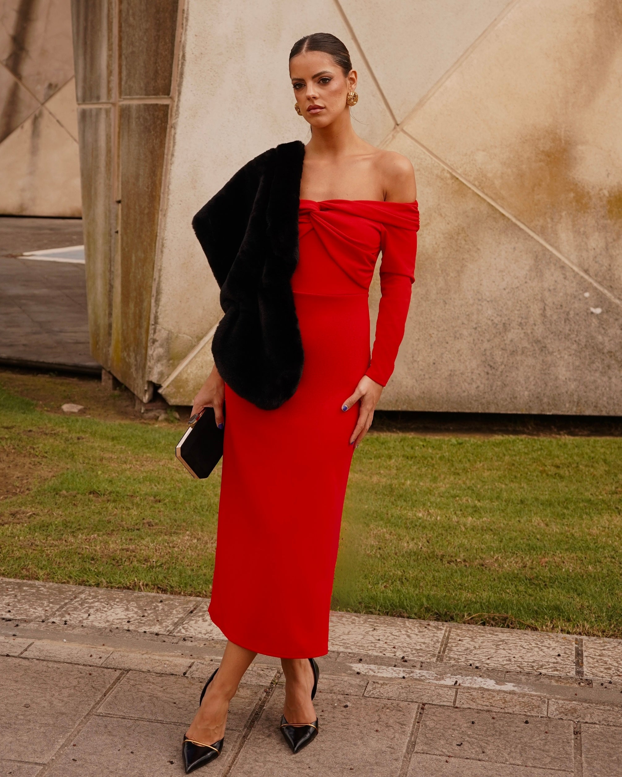 Vestido Leire rojo
