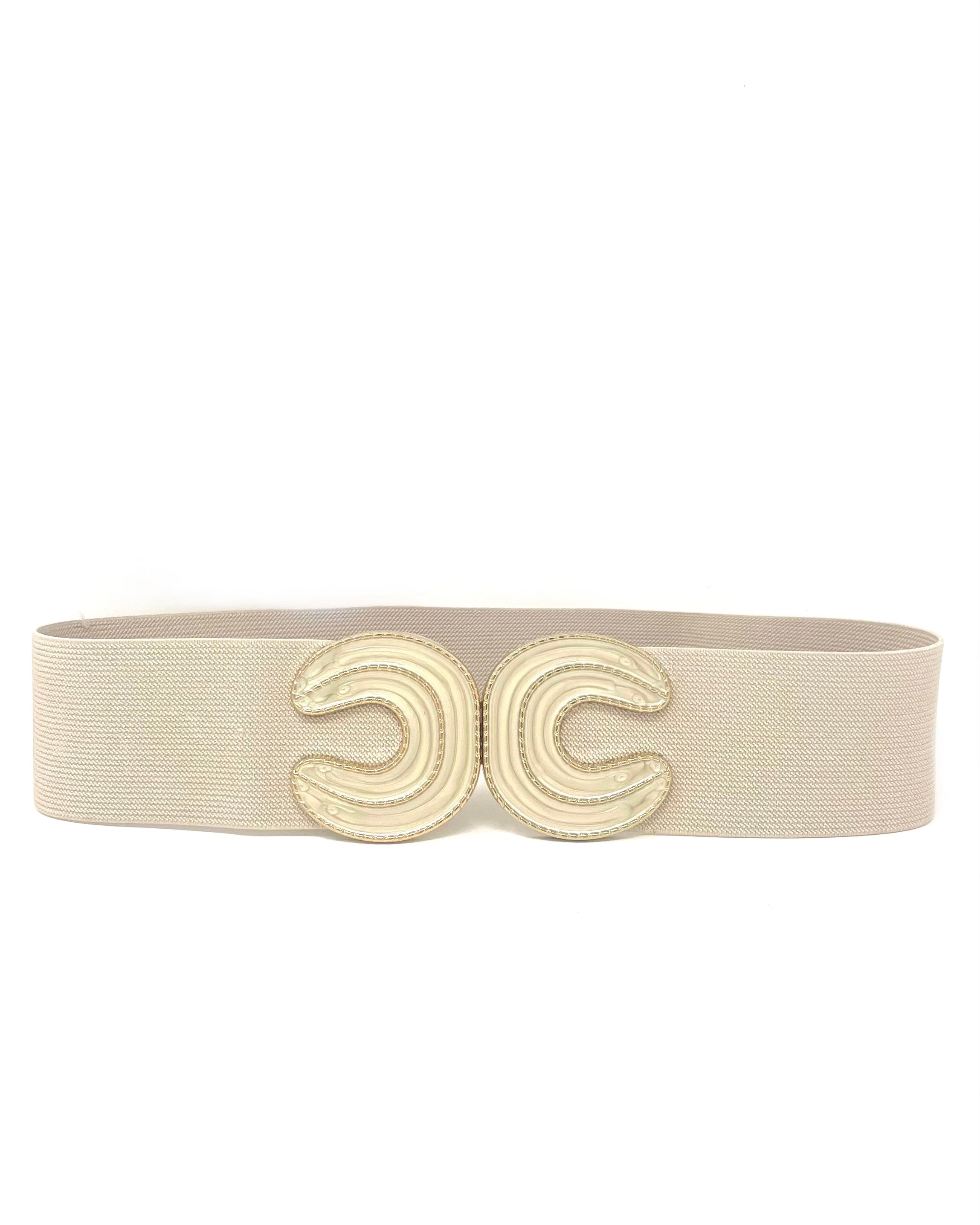Cinturón Ubrique beige