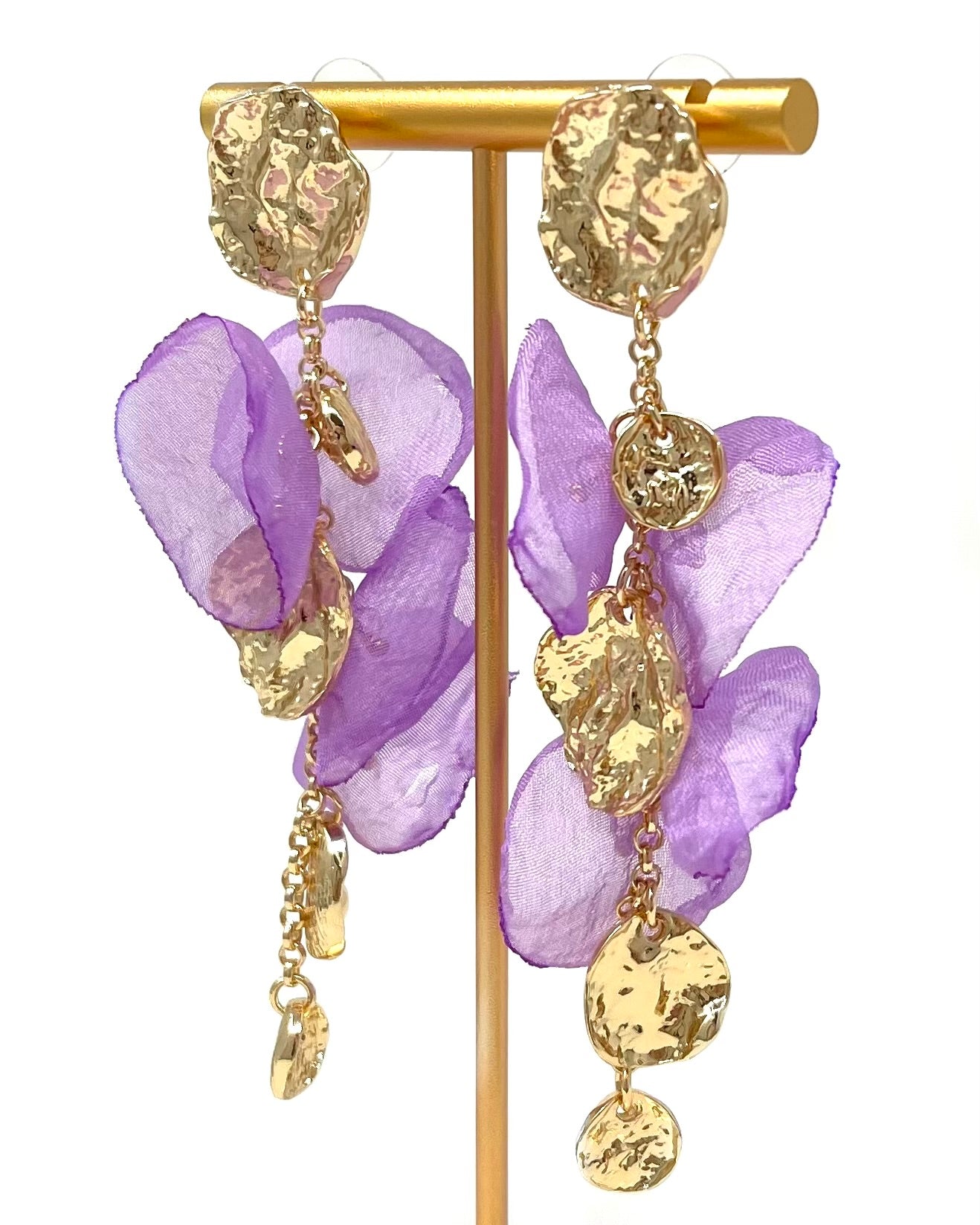 Pendientes Hiba lavanda