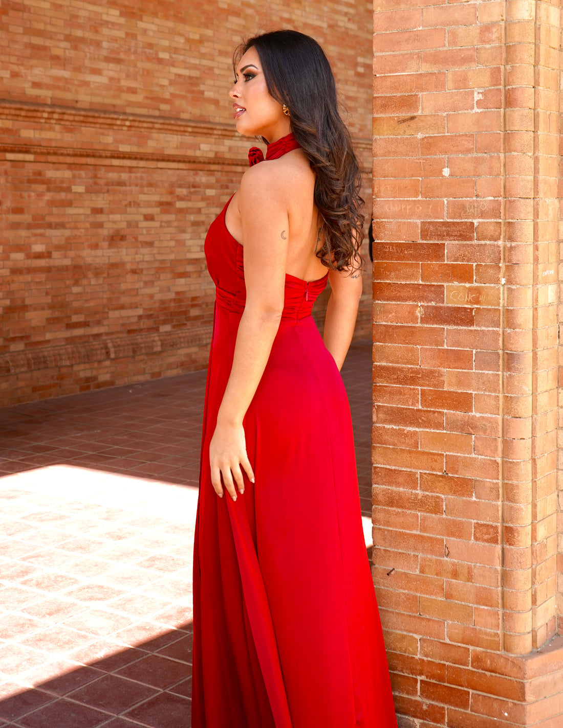 Vestido Galia Rojo