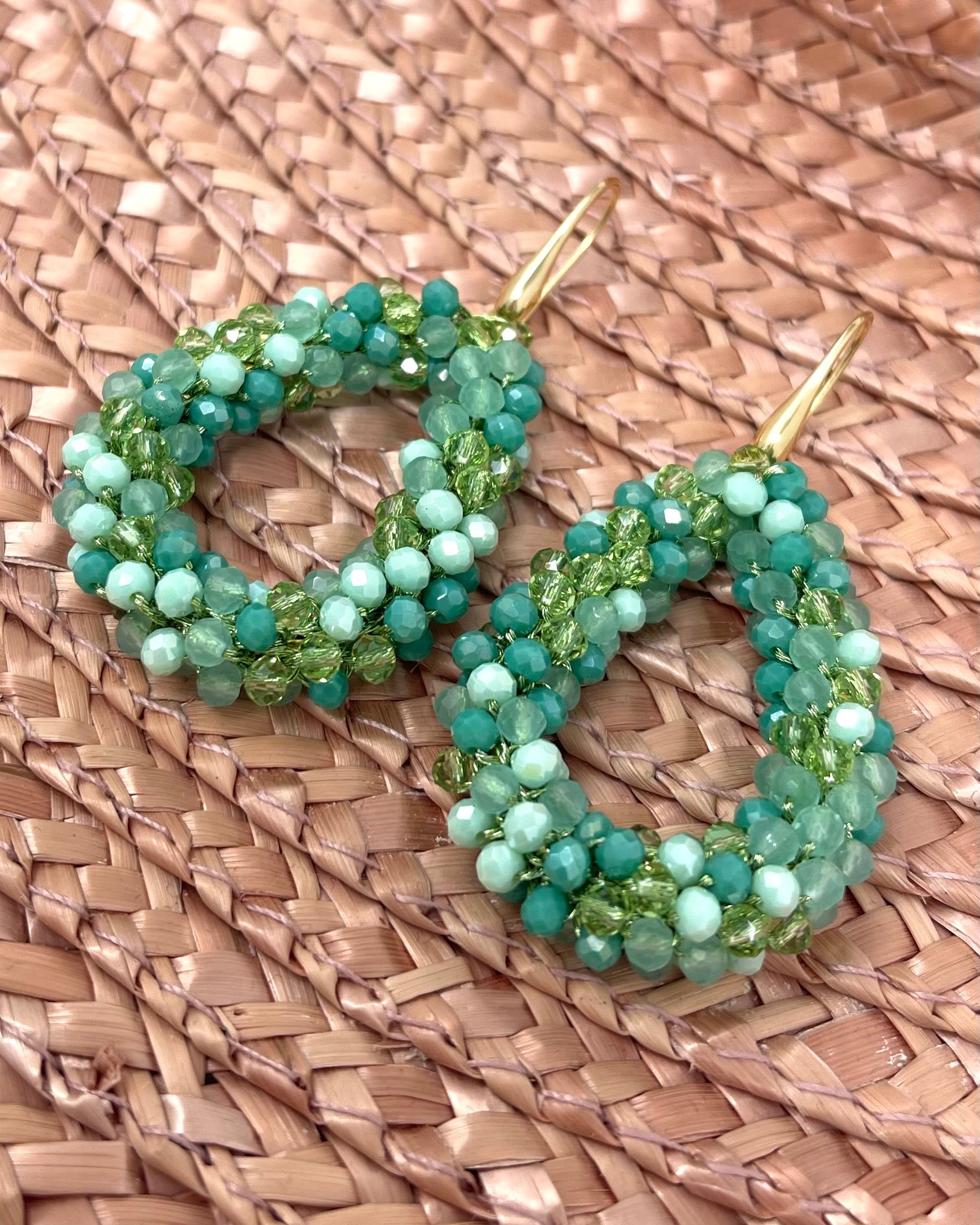 Pendientes Fiona verde