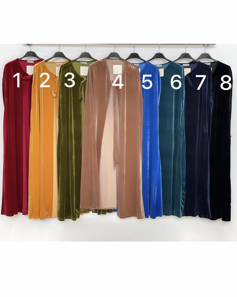 Capa Larga Terciopelo